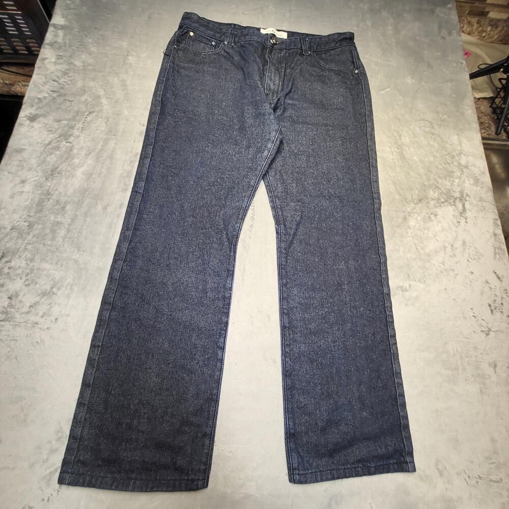 Tool Jeans Jeans Mens 39x32 Blue Dark Wash Straight Leg Denim Five Pocket